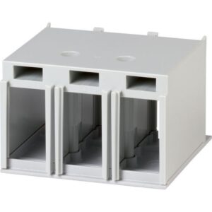 Eaton NZM1-XKSA, white plastic moulding with 3 channels straight through
