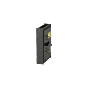 Eaton N-P1E, black plastic moulding with two screws and a connection prong