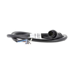 Eaton IO cable, black with M12 socket and blue, brown, black, white cable connection